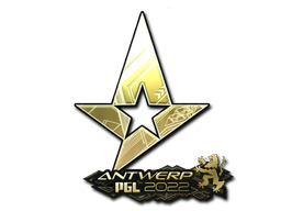 印花 | Astralis（金色）| 2022年安特卫普锦标赛