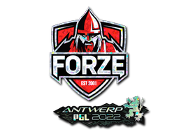 Наклейка | forZe eSports (блёстки) | Антверпен 2022