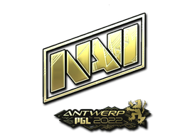 印花 | Natus Vincere（金色）| 2022年安特卫普锦标赛