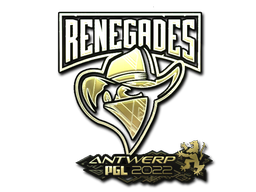 Наклейка | Renegades (золотая) | Антверпен 2022