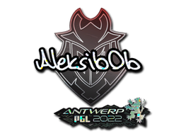 Наклейка | Aleksib (блёстки) | Антверпен 2022