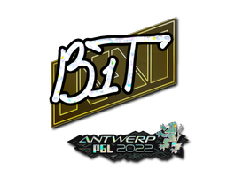 Наклейка | b1t (блёстки) | Антверпен 2022