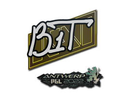 Наклейка | b1t | Антверпен 2022
