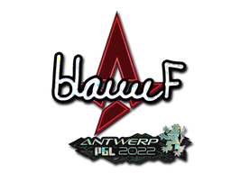 Наклейка | blameF (блёстки) | Антверпен 2022