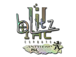 Наклейка | bLitz (голографическая) | Антверпен 2022