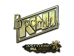 印花 | Boombl4（金色） | 2022年安特卫普锦标赛