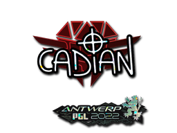 Наклейка | cadiaN (блёстки) | Антверпен 2022