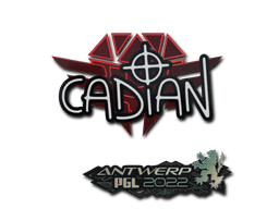 Наклейка | cadiaN | Антверпен 2022