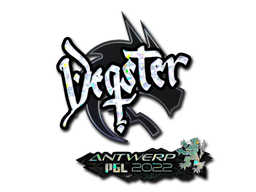 Наклейка | degster (блёстки) | Антверпен 2022