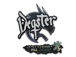 Наклейка | degster | Антверпен 2022