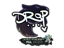 Наклейка | drop (блёстки) | Антверпен 2022