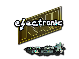 Наклейка | electronic (блёстки) | Антверпен 2022