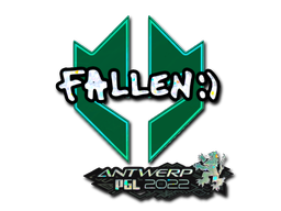Наклейка | FalleN (блёстки) | Антверпен 2022