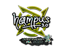 Наклейка | hampus (блёстки) | Антверпен 2022