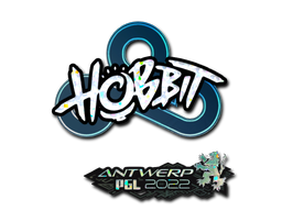 Наклейка | Hobbit (блёстки) | Антверпен 2022