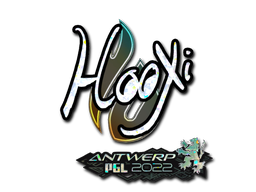 Наклейка | HooXi (блёстки) | Антверпен 2022