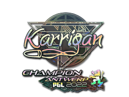 印花 | karrigan（全息，冠军） | 2022年安特卫普锦标赛