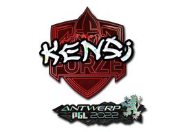 Наклейка | KENSi (блёстки) | Антверпен 2022