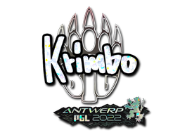 Наклейка | Krimbo (блёстки) | Антверпен 2022