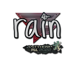 Наклейка | rain | Антверпен 2022