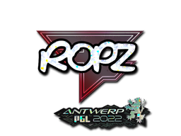 Наклейка | ropz (блёстки) | Антверпен 2022
