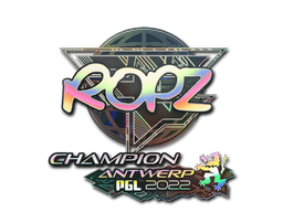 印花 | ropz（全息，冠军） | 2022年安特卫普锦标赛