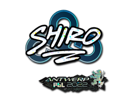 Наклейка | sh1ro (блёстки) | Антверпен 2022