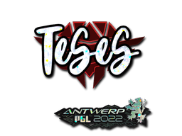 Наклейка | TeSeS (блёстки) | Антверпен 2022