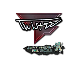 Наклейка | Twistzz (блёстки) | Антверпен 2022