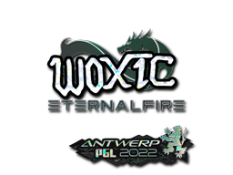 Наклейка | woxic (блёстки) | Антверпен 2022
