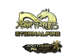 印花 | XANTARES（金色） | 2022年安特卫普锦标赛