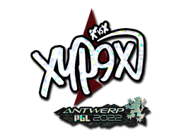 Наклейка | Xyp9x (блёстки) | Антверпен 2022