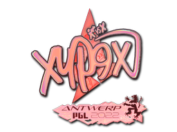 Наклейка | Xyp9x (голографическая) | Антверпен 2022