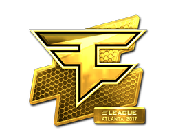 Наклейка | FaZe Clan (золотая) | Атланта 2017