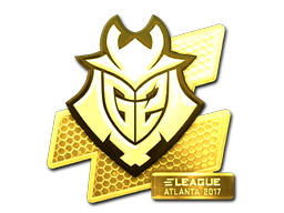 Наклейка | G2 Esports (золотая) | Атланта 2017