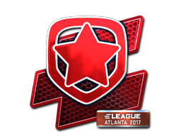 Наклейка | Gambit Gaming (металлическая) | Атланта 2017