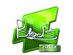 Наклейка | B1ad3 (металлическая) | Атланта 2017