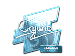 Наклейка | cajunb (металлическая) | Атланта 2017