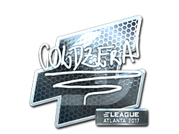 Наклейка | coldzera (металлическая) | Атланта 2017