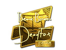 Sticker | DeadFox (Gold) | Atlanta 2017