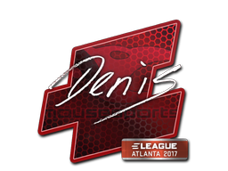 Наклейка | denis | Атланта 2017