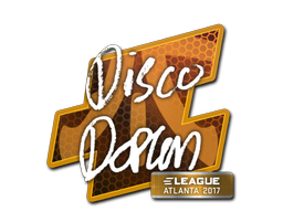Наклейка | disco doplan | Атланта 2017