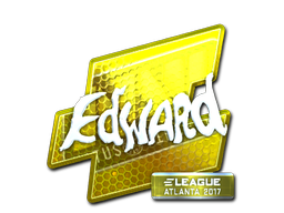 Наклейка | Edward (металлическая) | Атланта 2017