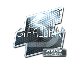 Наклейка | FalleN (металлическая) | Атланта 2017