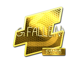 Наклейка | FalleN (золотая) | Атланта 2017