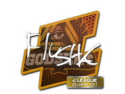 Наклейка | flusha | Атланта 2017