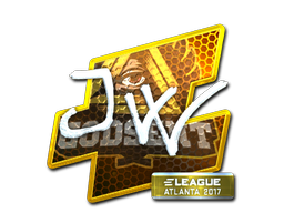Наклейка | JW (металлическая) | Атланта 2017