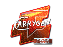 Наклейка | karrigan (металлическая) | Атланта 2017