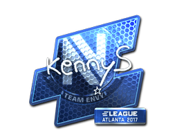 Наклейка | kennyS (металлическая) | Атланта 2017