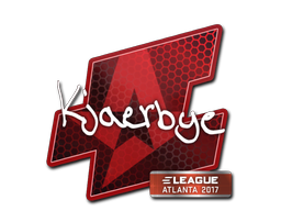 Наклейка | Kjaerbye | Атланта 2017